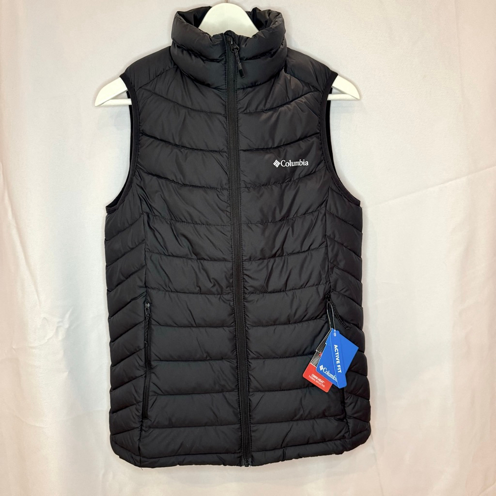 Columbia Powder Lite II Women's Puffer Vest Black Size Small | Lightweight - Picture 6 of 12